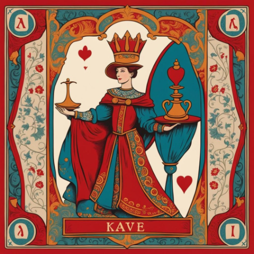 &quot;Spanish&quot; Playing card... Knave of cups? - created by Wilhelm Eberhard with paint