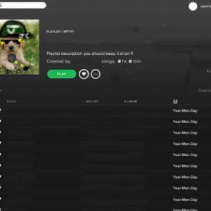 spotify for johnny curtis  sumo work created by 