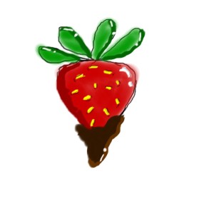 strawberry  sumo work created by 