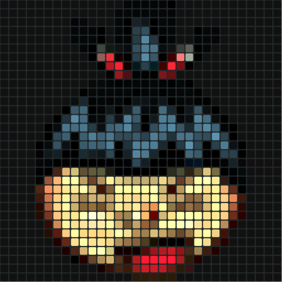 Sumo - được tạo bởi Lauri Koutaniemi với pixel