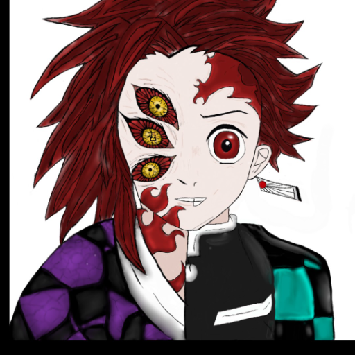 Kokushibo/Tanjiro - created by JTRACK119 with paint