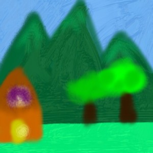 The Little House in the Woods  sumo work created by 