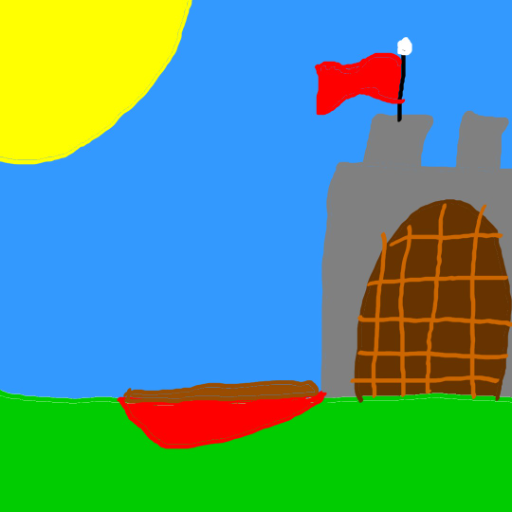 The Medieval Castle Adventure - created by sourgummyworms5903 with paint