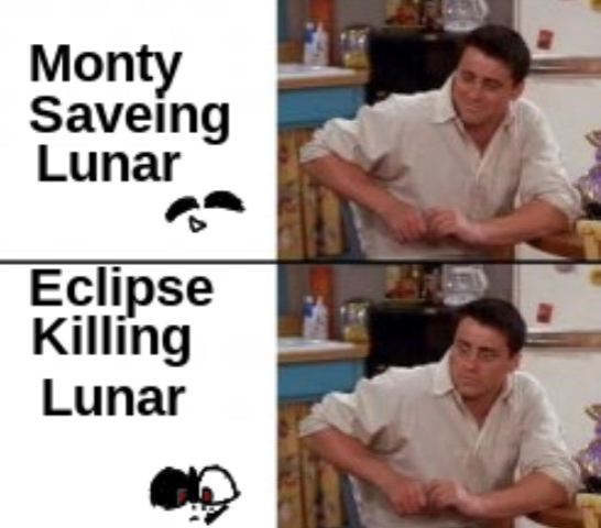 The sun and moon show meme eheheh - tarafından oluşturulmuştur Puppet_Star paint ile