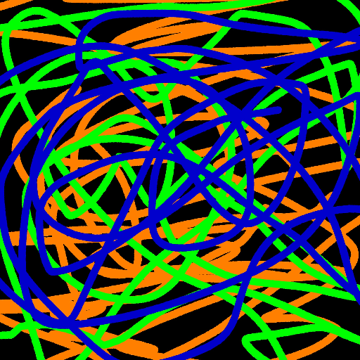 Three layer scribble - creado por Declan con paint