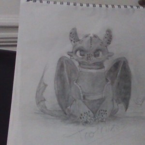 TOOTHLESS!!  sumo work created by 