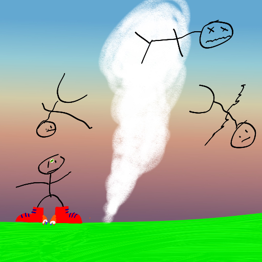 Tornado - creado por Corban Sousley con paint