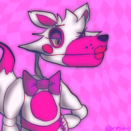 Toy foxyyyy - created by Eyesore the Rainwing with paint