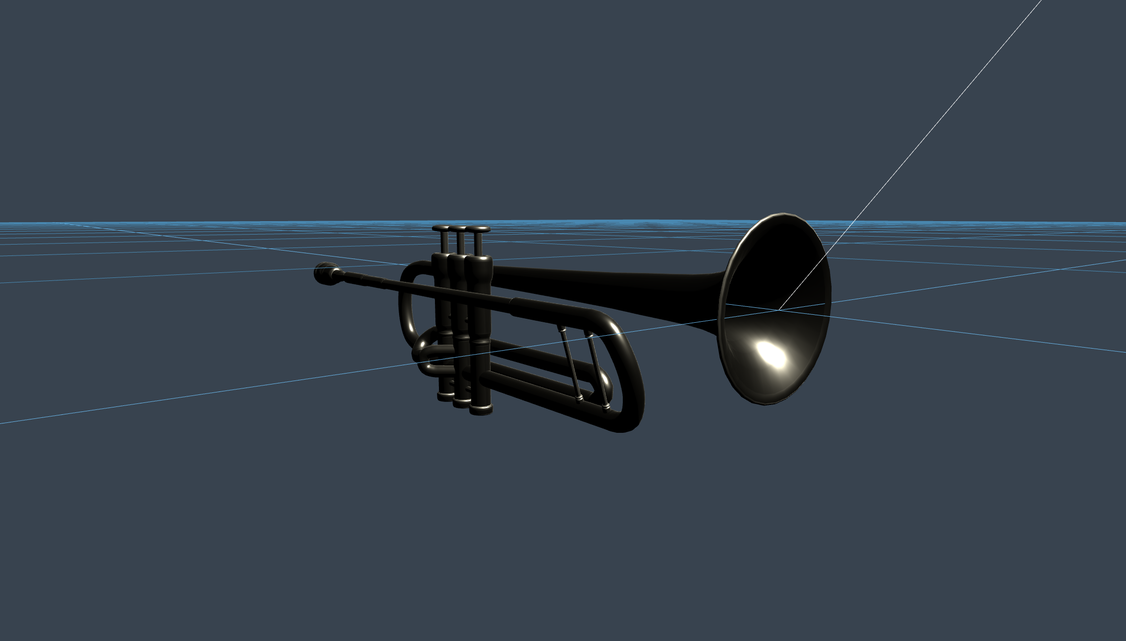 Trumpet - created by Niilo Korppi with 3D
