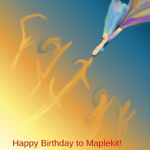 Happy Birthday to MapleKit!  sumo work created by 