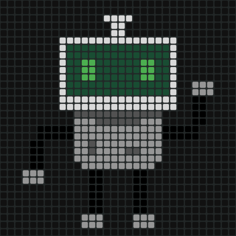 DancingRobo - สร้างโดย Lily Ryder ด้วย pixel