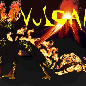 Vulcan the Volcanic Dragon  sumo work created by 