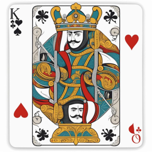 Weird AI playing card 2 - created by Wilhelm Eberhard with paint