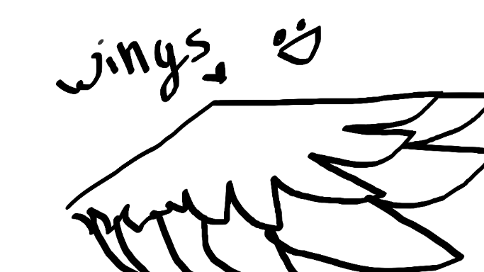 wings - creado por missvapor con paint