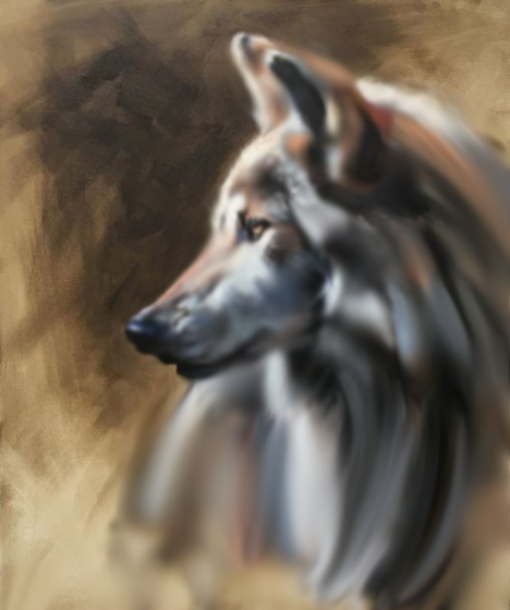 WOLF - created by ContainsCalories with paint