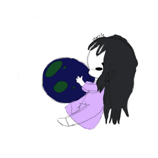 World don&#039;t revolve around you - created by Charlie the Gemlin with paint